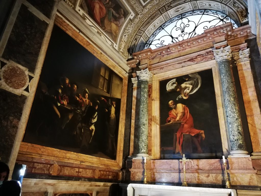 peintures de Caravage à Rome