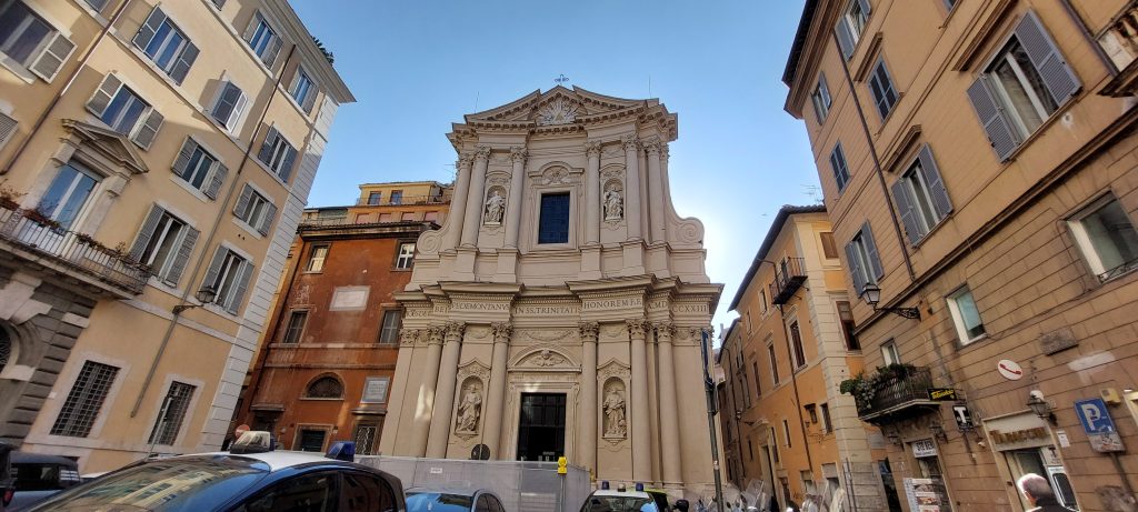 L'église de Santissima Trinità dei Pelegrini